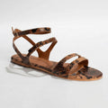 Sandales Gineta - Marron Serpent