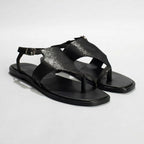 Sandales Mar - Noir Scintillant