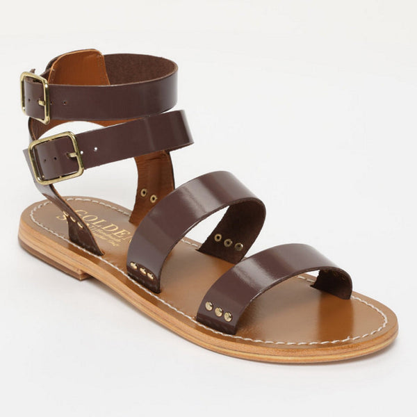 Sandales Niolon - Châtaigne Vernis