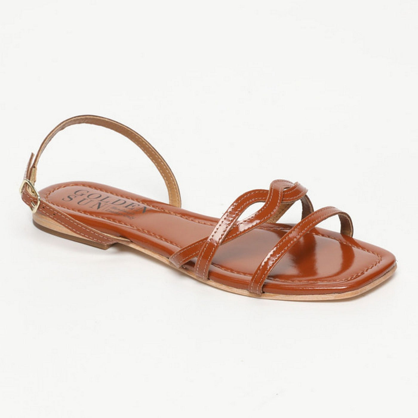 Sandales Kiri - Cannelle Vernis