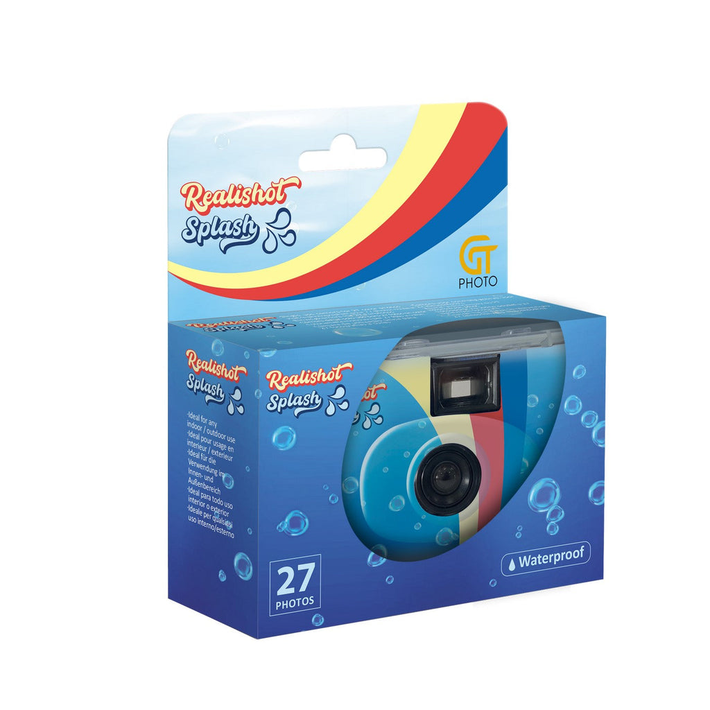 Appareil Photo Jetable Waterproof Realishot Splash - 27 Photos Couleur - GT Photo