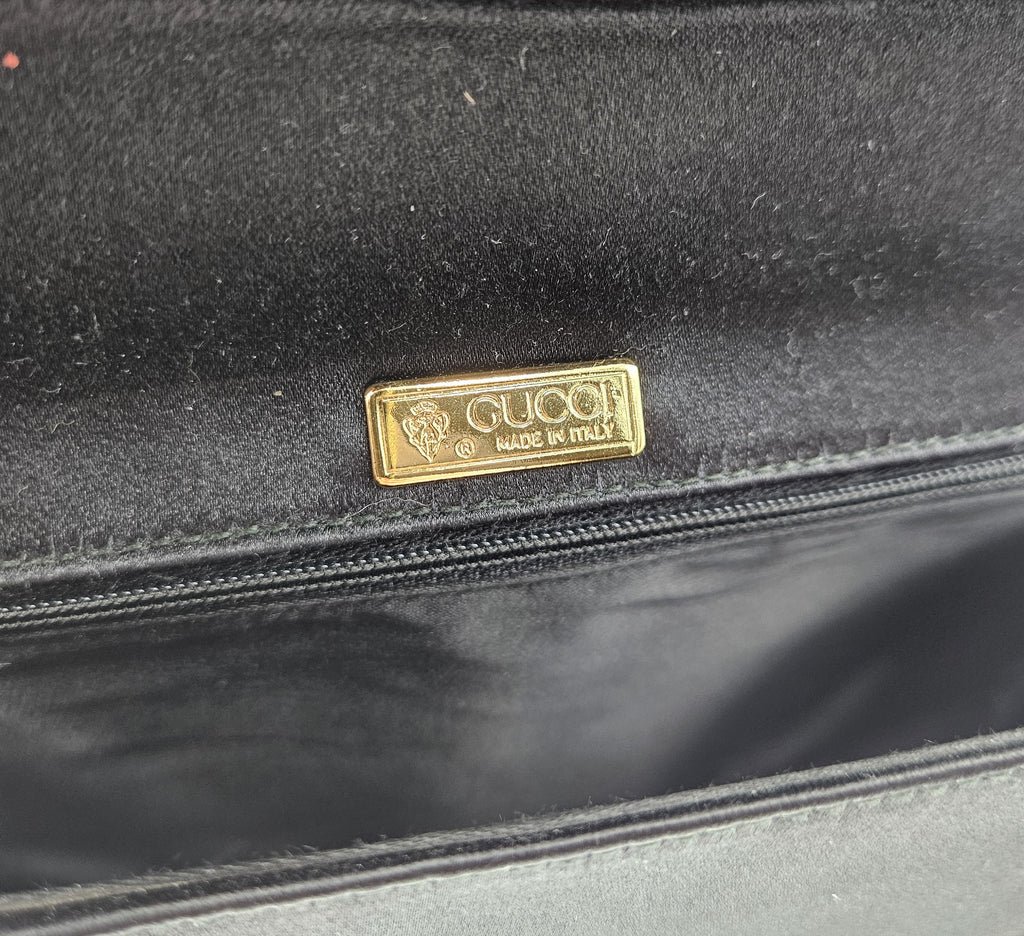 Sac Vintage Satin Noir