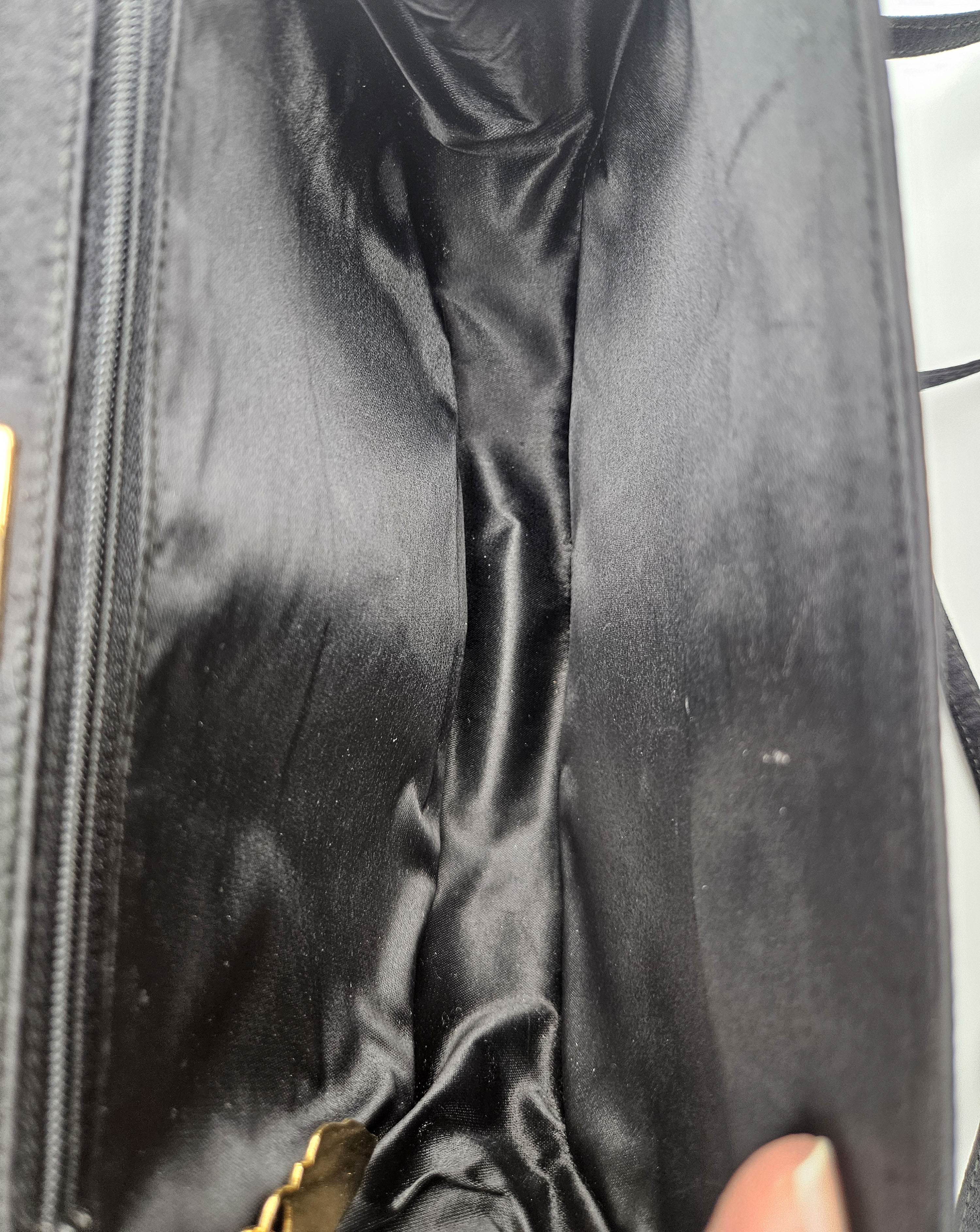 Sac Vintage Satin Noir