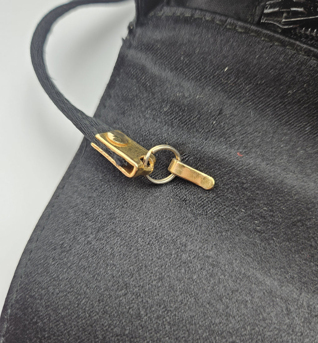 Sac Vintage Satin Noir