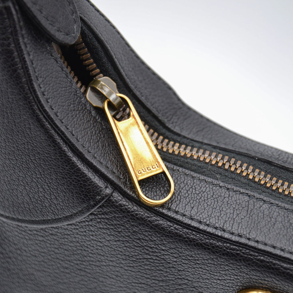 Gucci Aphrodite Small Cuir Grainé Noir