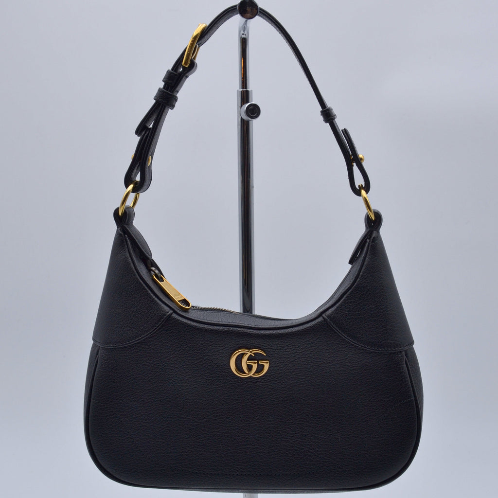 Gucci Aphrodite Small Cuir Grainé Noir