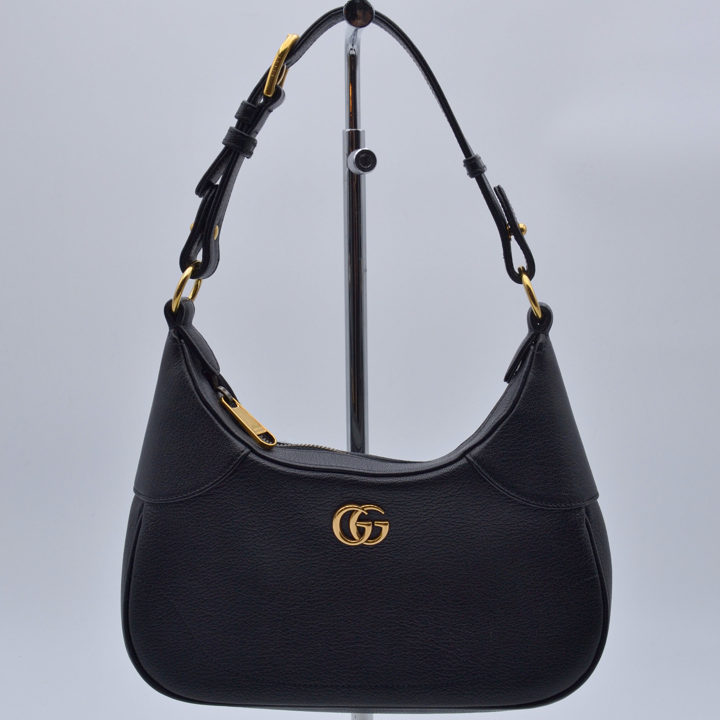 Gucci Aphrodite Small Cuir Grainé Noir