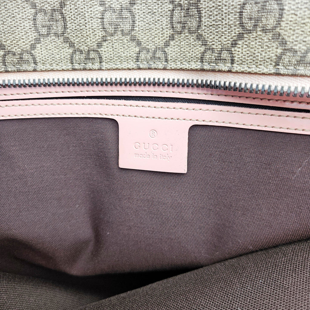Gucci Gg Supreme Tote Zippé