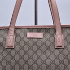 Gucci Gg Supreme Tote Zippé