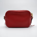 Sac Gucci Soho Disco Cuir Grainé Rouge Vif