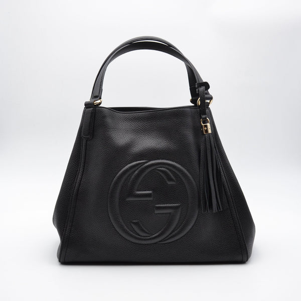 Gucci Soho Tote Cuir Grainé
