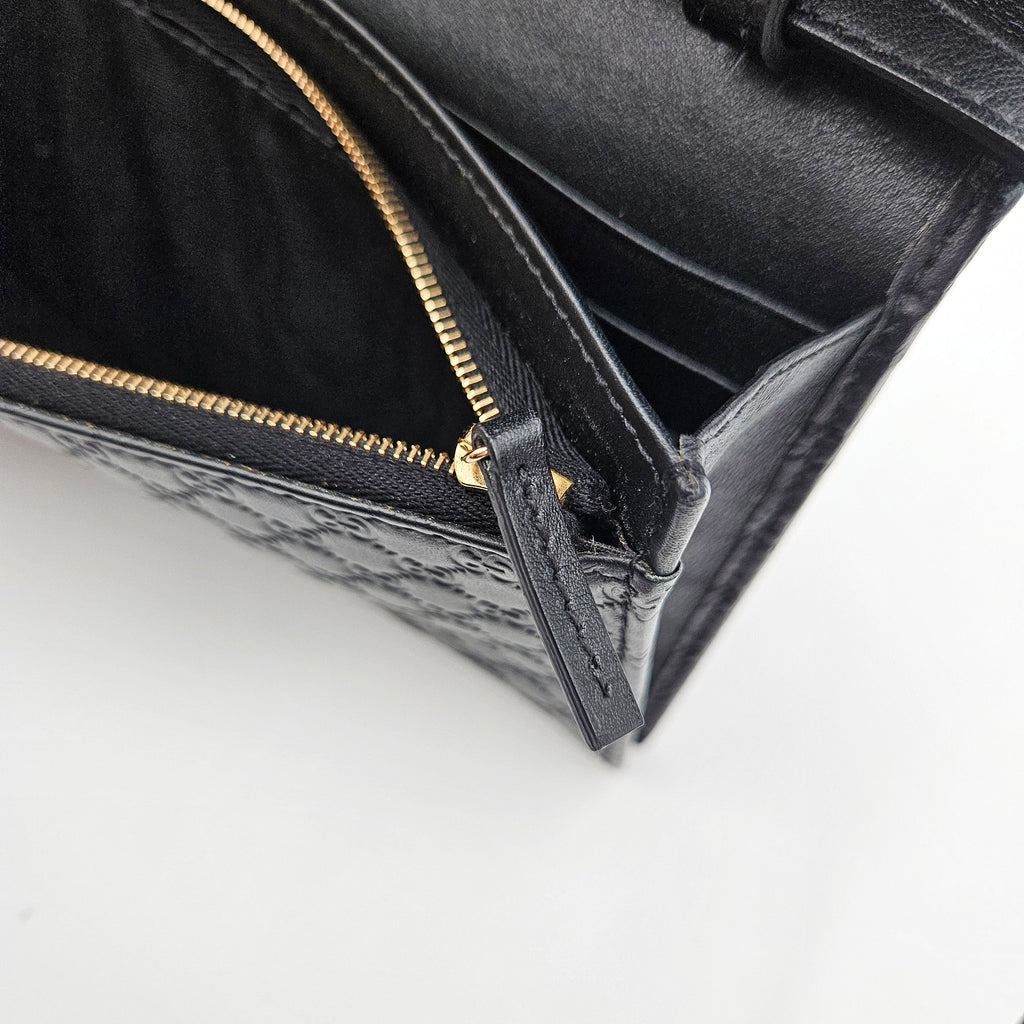 Gucci Wallet On Chain Microguccissima Noir