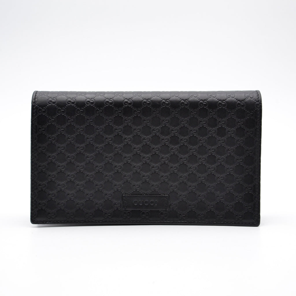 Gucci Wallet On Chain Microguccissima Noir