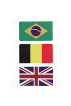 Planche De 12 Stickers - Flags
