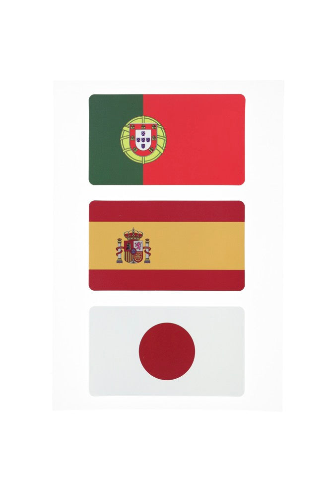 Planche De 12 Stickers - Flags