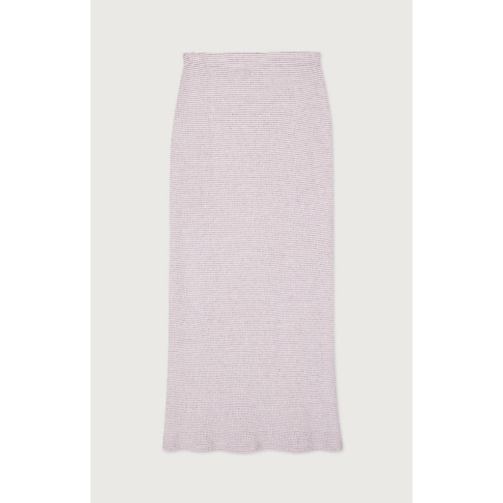 Jupe Longue Droite - Carreaux Ultra Violet - Femme