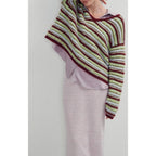Jupe Longue Droite - Carreaux Ultra Violet - Femme