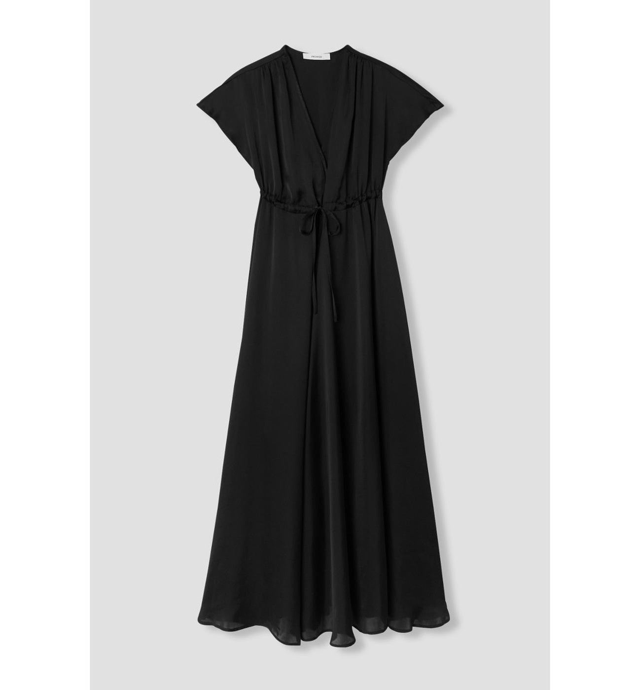 Robe Eleonor Unie - Noir Uni Fonce