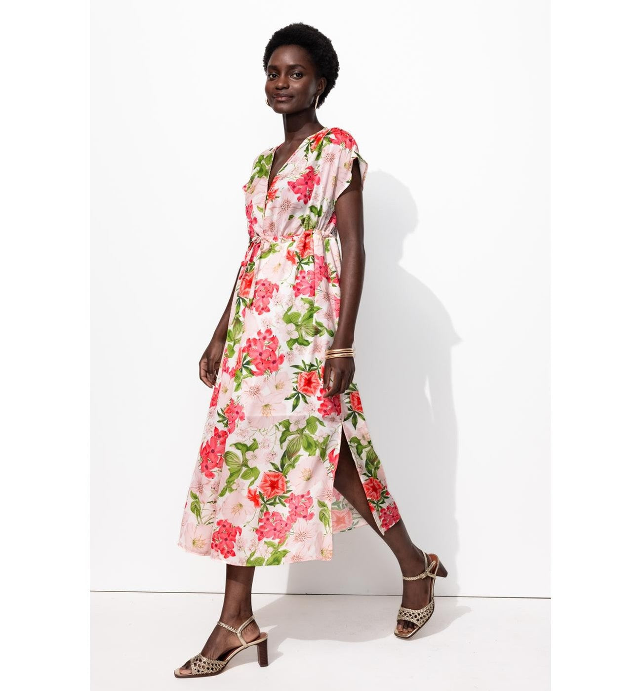 Robe Eleonor Imprimée - Rouge Imprime