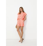 Short à Carreaux Vichy Femme - Multicolore Carreaux
