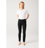Ernest Jean Skinny Push Up - Noir Uni Fonce