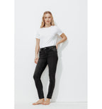Ernest Jean Skinny Push Up - Jeans Uni Fonce