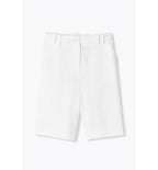 Bermuda en Lyocell & Lin Femme - Blanc Uni Clair
