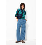 Jean Léger en Coton Femme - Jeans Uni Fonce