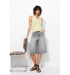 Gilet sans Manches Femme - Multicolore Raye