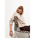 Sweat-shirt Uni Femme - Naturel Uni Clair