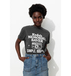 T-shirt Unisexe Licence Kodak - Gris Imprime