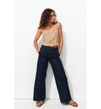 Top à Fines Bretelles Femme - Multicolore Imprime