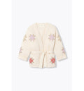 Veste-kimono Matelassée Femme - Naturel Imprime