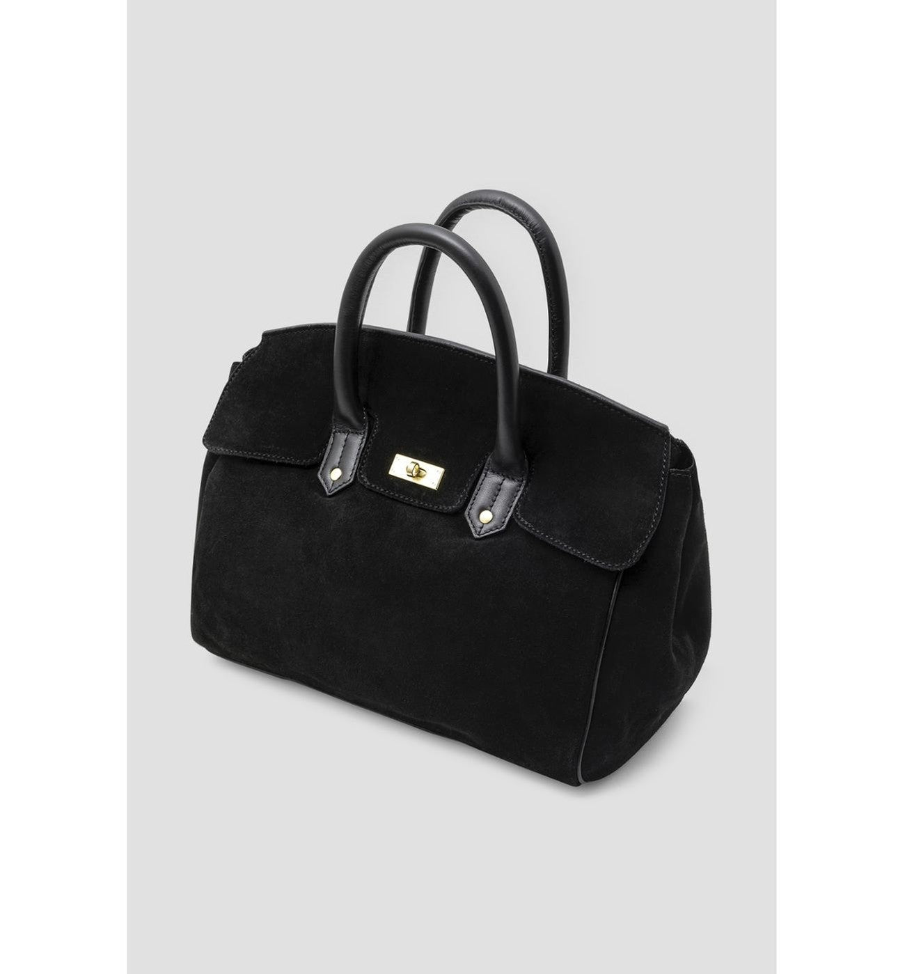 Sac en Cuir Femme - Noir Uni Fonce