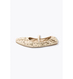 Ballerines-babies Cuir Perlé - Naturel Uni Clair