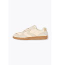 Baskets Bicolores Femme - Naturel Uni Clair
