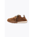Baskets Perforées Femme - Marron Uni Fonce