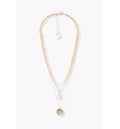 Collier Multirang Femme - Jaune Uni Colore