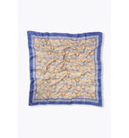 Foulard Motif Paisley Femme - Bleu Imprime