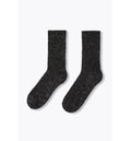 Chaussettes à Paillettes Femme - Gris Uni Fonce