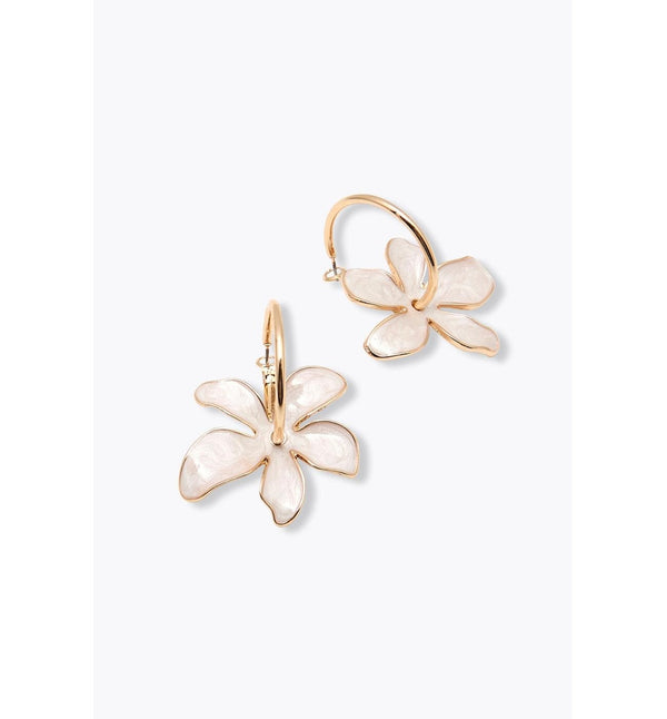 Boucles D'oreilles - Jaune Uni Colore