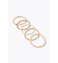 Bracelets Fantaisie (lot de 5) - Jaune Uni Colore