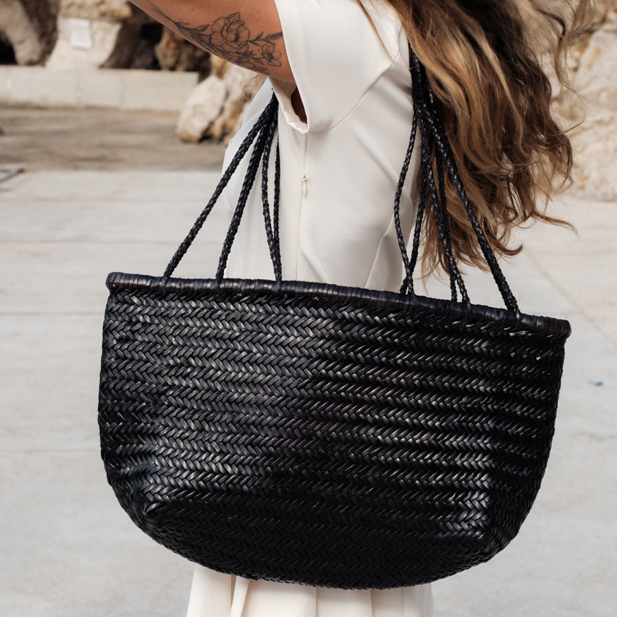 Sac Panier Gaby Large - Noir