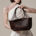Sac Panier Gaby Medium - Marron