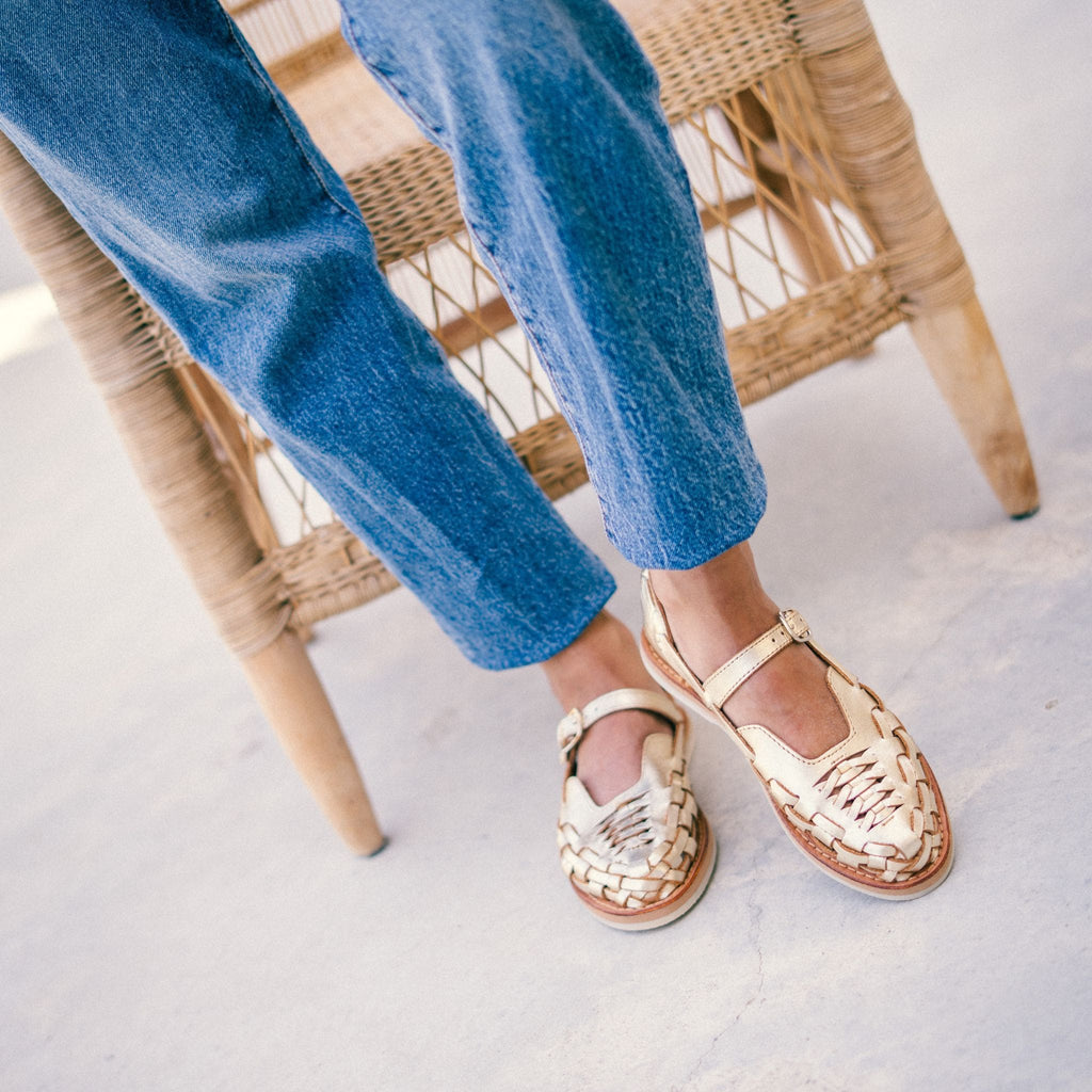 Huaraches Gaby - Champagne