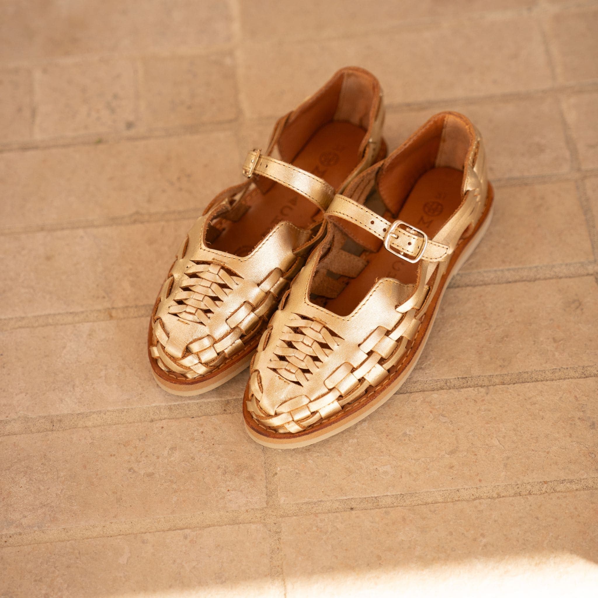 Huaraches Gaby - Champagne