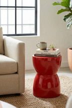 Samarcanda - Tabouret - Rouge - Céramique
