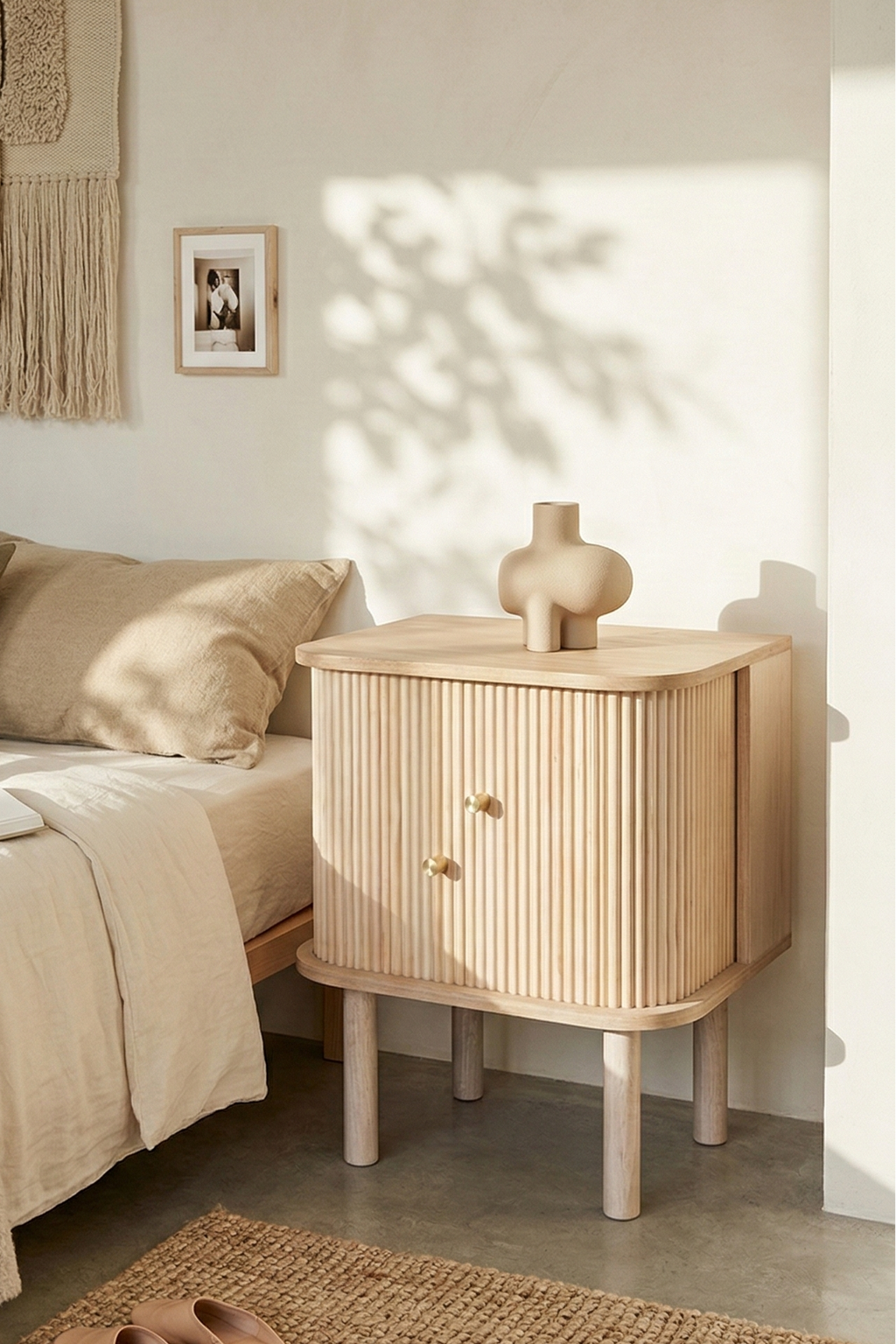 Hector - Meuble D'Appoint - Bois De Pin - Naturel