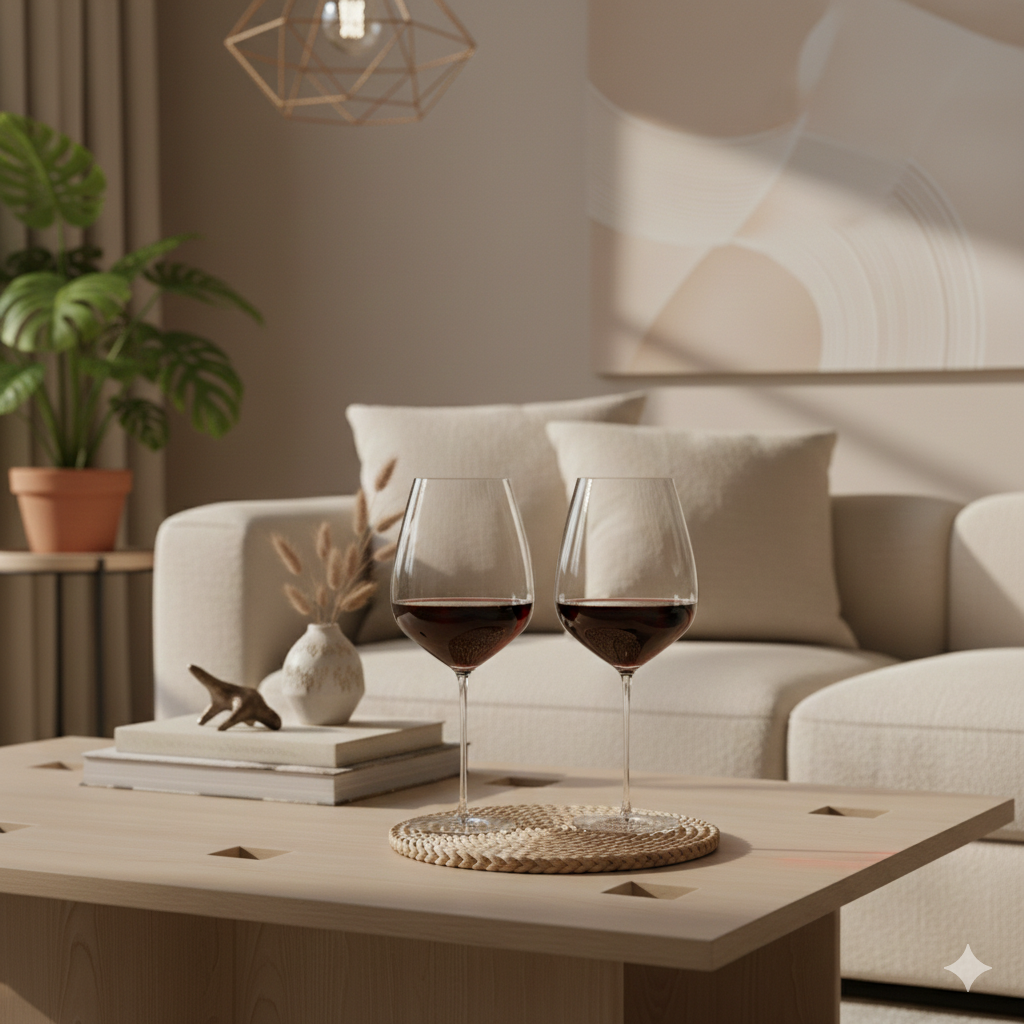 Altis - Lot De 2 Verres Grand Bordeaux 63 Cl - Cristallin - Translucide