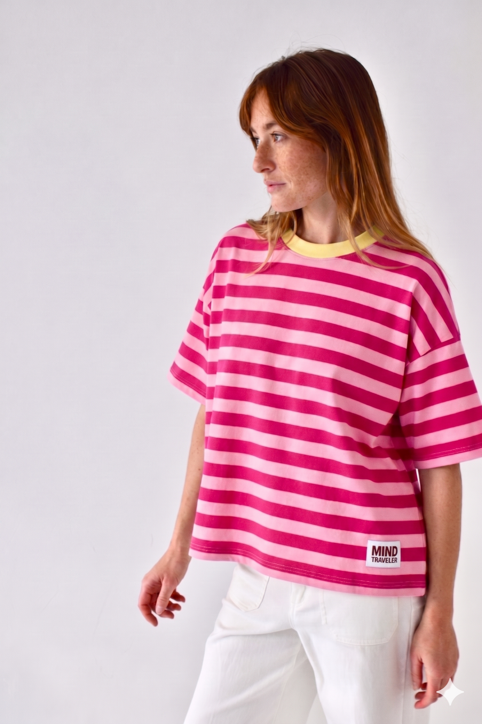 T-Shirt Nunu Rose Et Fuchsia